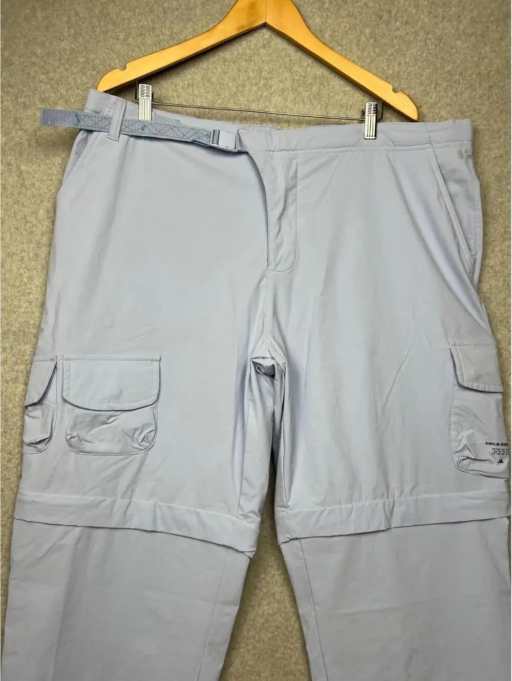 Adidas Men's Adicross Zip-Off Golf Pants Size XXL Convertible short Lightweight